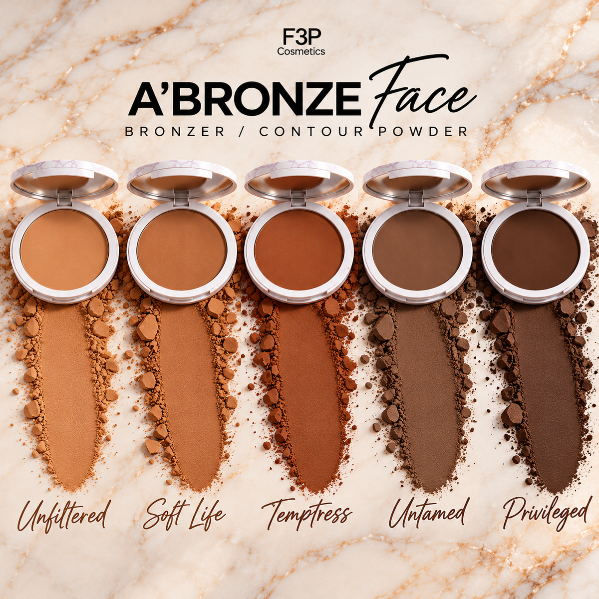A’Bronze Face Bronzer/Contour Powder